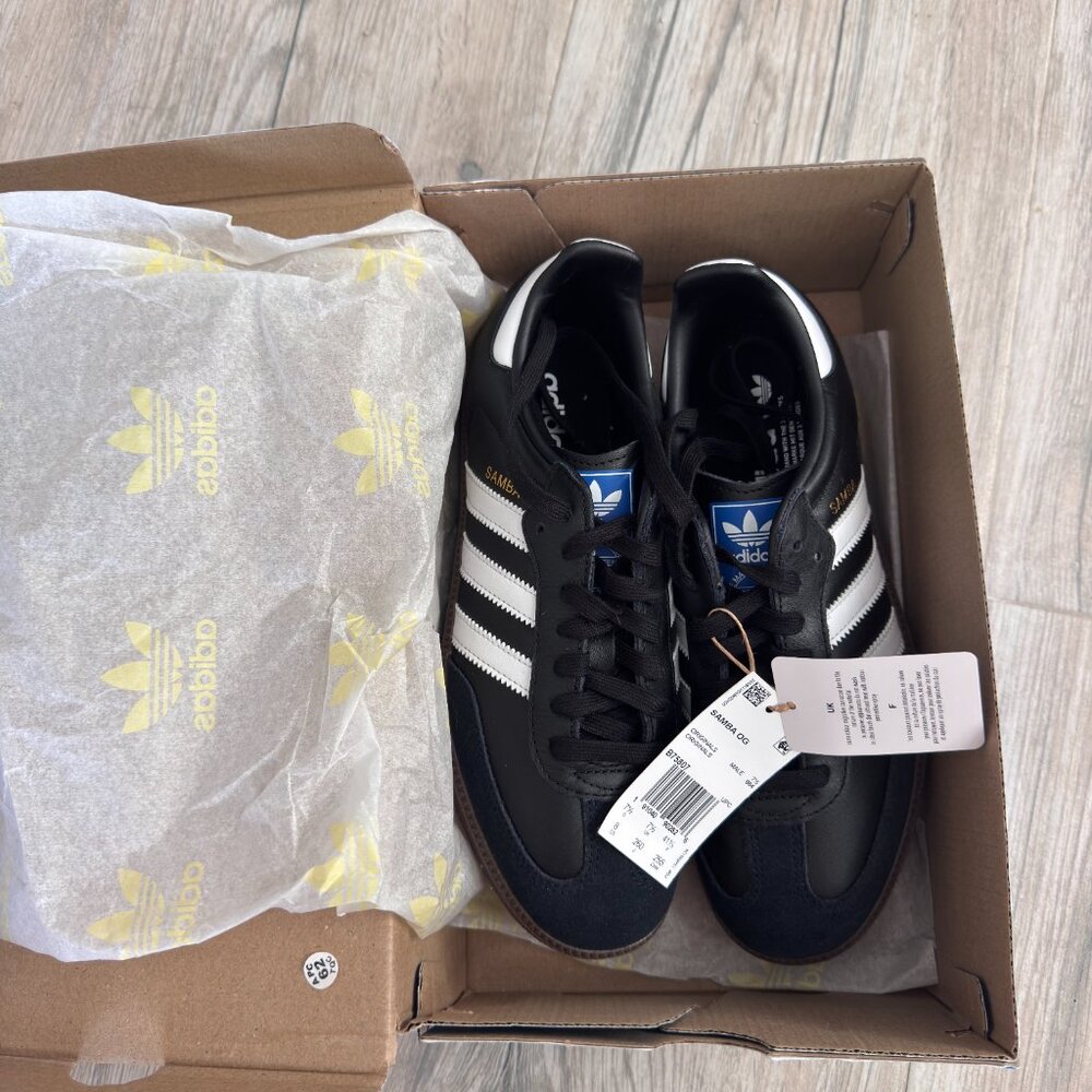 Adidas Samba OG Black White Sneakers – New With Box - Picture 5 of 6